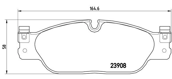 Тормозные колодки BREMBO P 36 021