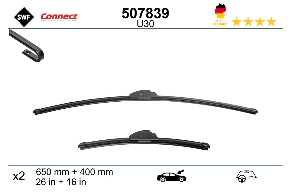 Щетка стеклоочистителя connect made in germany SWF 507839