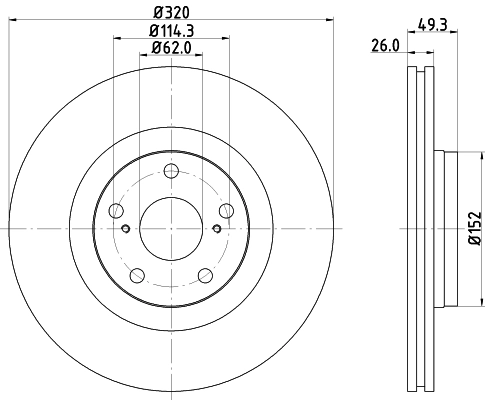Автозапчасть HELLA/BEHR/PAGID 8DD 355 116-131