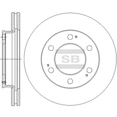 Тормозной диск HI-Q SD3040
