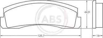 Комплект тормозных колодок дисковый тормоз