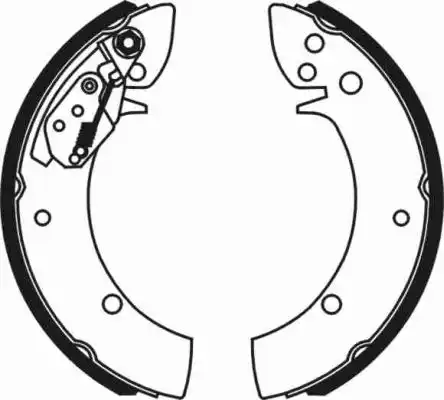 Барабанные тормозные колодки ABE C00015ABE