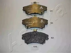 Колодки тормозные дисковые ASHIKA 50-05-516