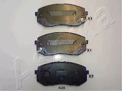 Колодки тормозные дисковые ASHIKA 50-0K-K20