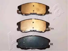 Колодки тормозные дисковые ASHIKA 50-0W-W10