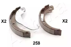 К-кт колодок для барабанных тормозов стояночная система ASHIKA 55-02-258