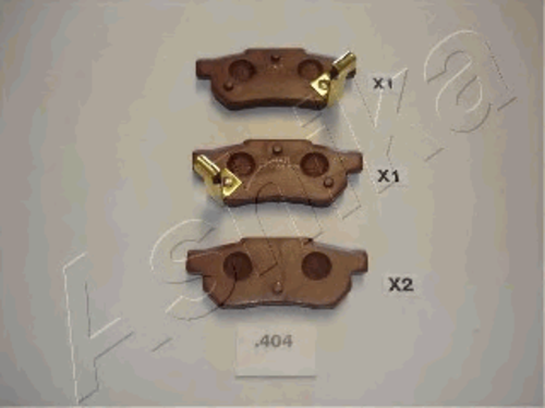 Тормозные колодки ASHIKA 51-04-404