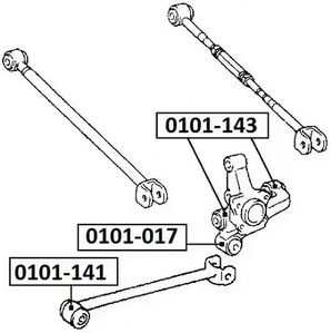 Сайлентблок ASVA 0101-141