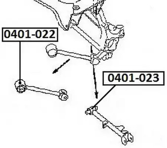 Сайлентблок ASVA 0401-023
