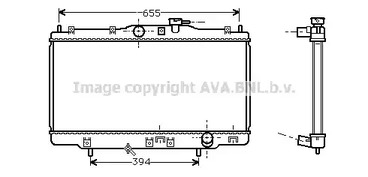 Радиатор охлаждения двигателя AVA QUALITY COOLING HD2118