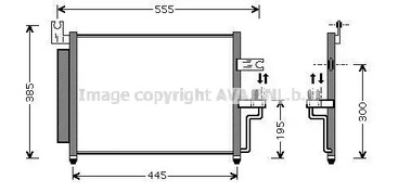 Конденсатор кондиционера AVA QUALITY COOLING HY5081D