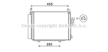 Конденсатор кондиционера AVA QUALITY COOLING HY5245D