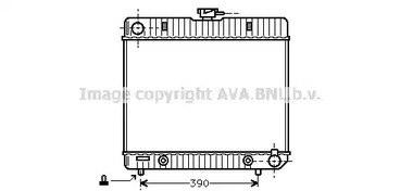 Радиатор охлаждения двигателя AVA QUALITY COOLING MS2043
