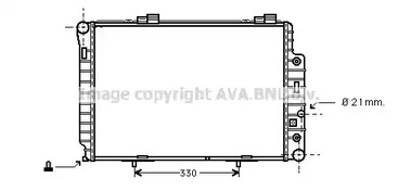 Радиатор охлаждения AVA QUALITY COOLING MSA2174