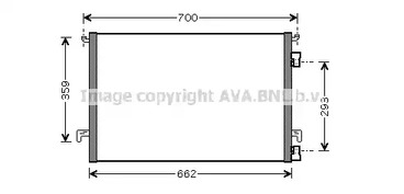 Конденсатор кондиционера AVA QUALITY COOLING OLA5397