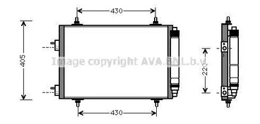 Конденсатор кондиционера AVA QUALITY COOLING PEA5209D