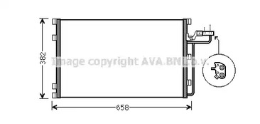 Конденсатор кондиционера AVA QUALITY COOLING VOA5150