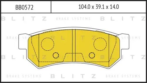 Колодки тормозные дисковые chevrolet lacetti/nubira 05-