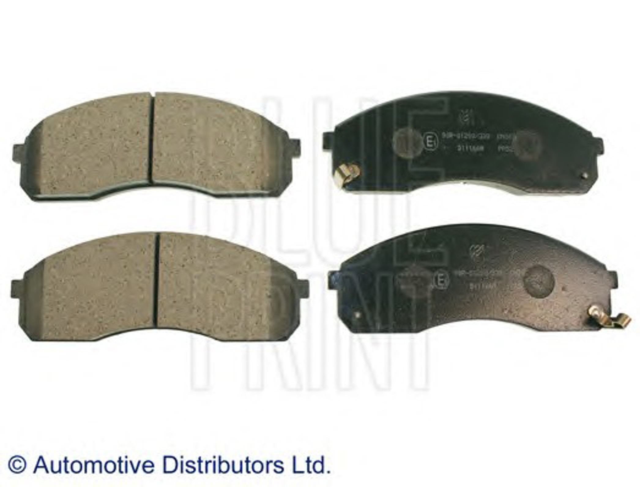 Колодки тормозные дисковые BLUE PRINT ADG04236