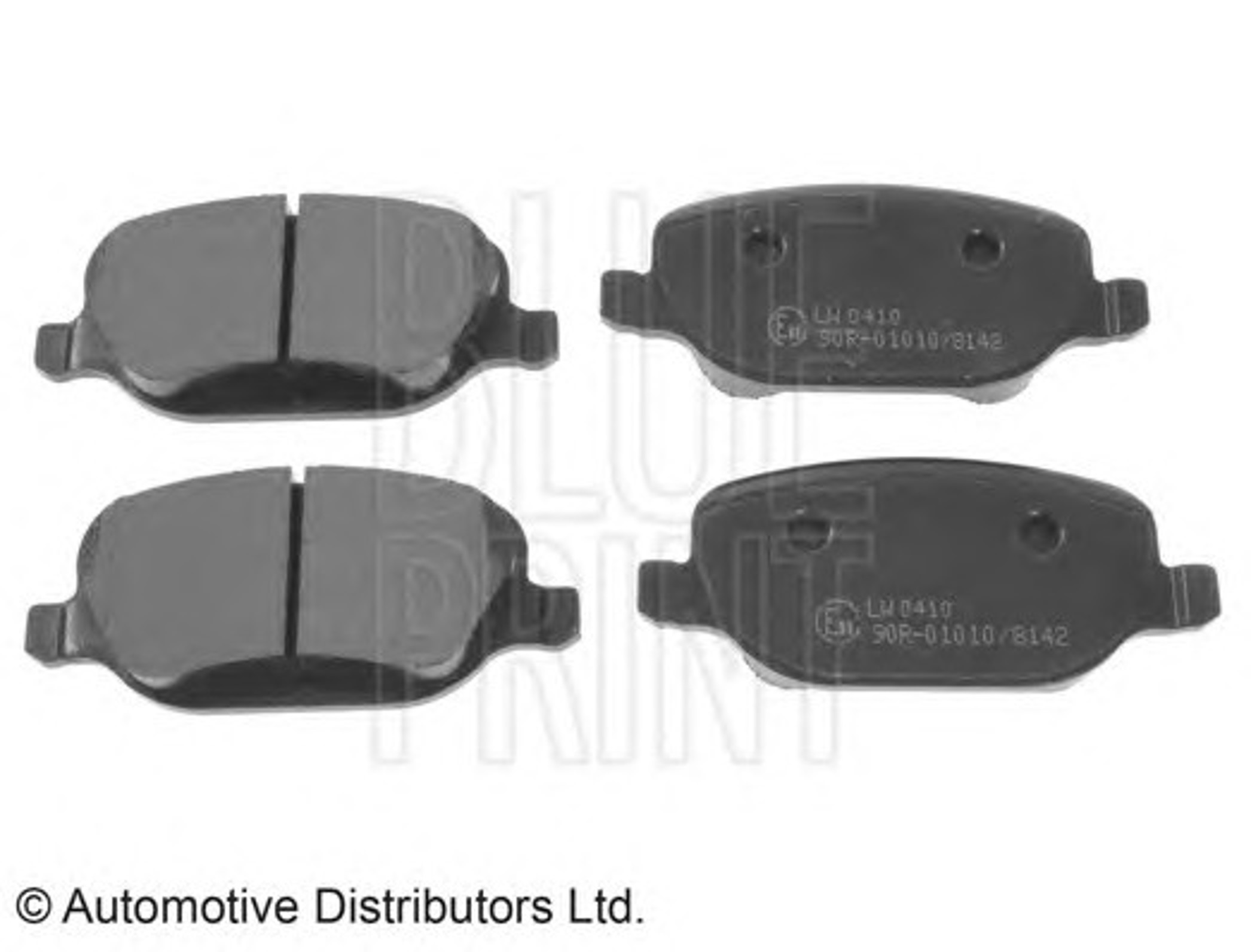 Колодки тормозные дисковые BLUE PRINT ADL144209