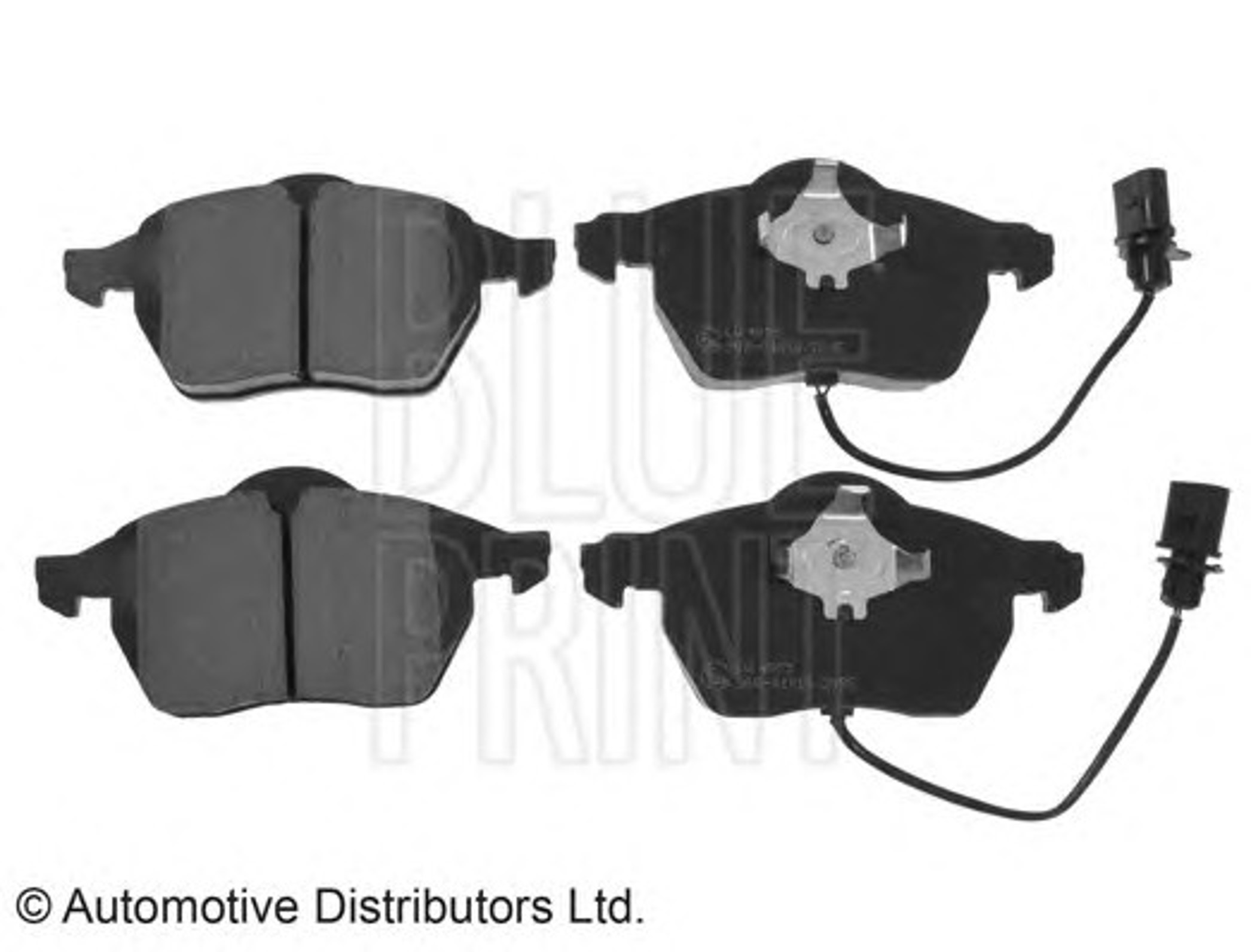 Колодки тормозные дисковые BLUE PRINT ADV184213