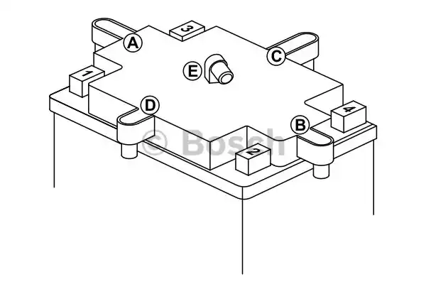 Аккумулятор для мототехники BOSCH 0092M60200