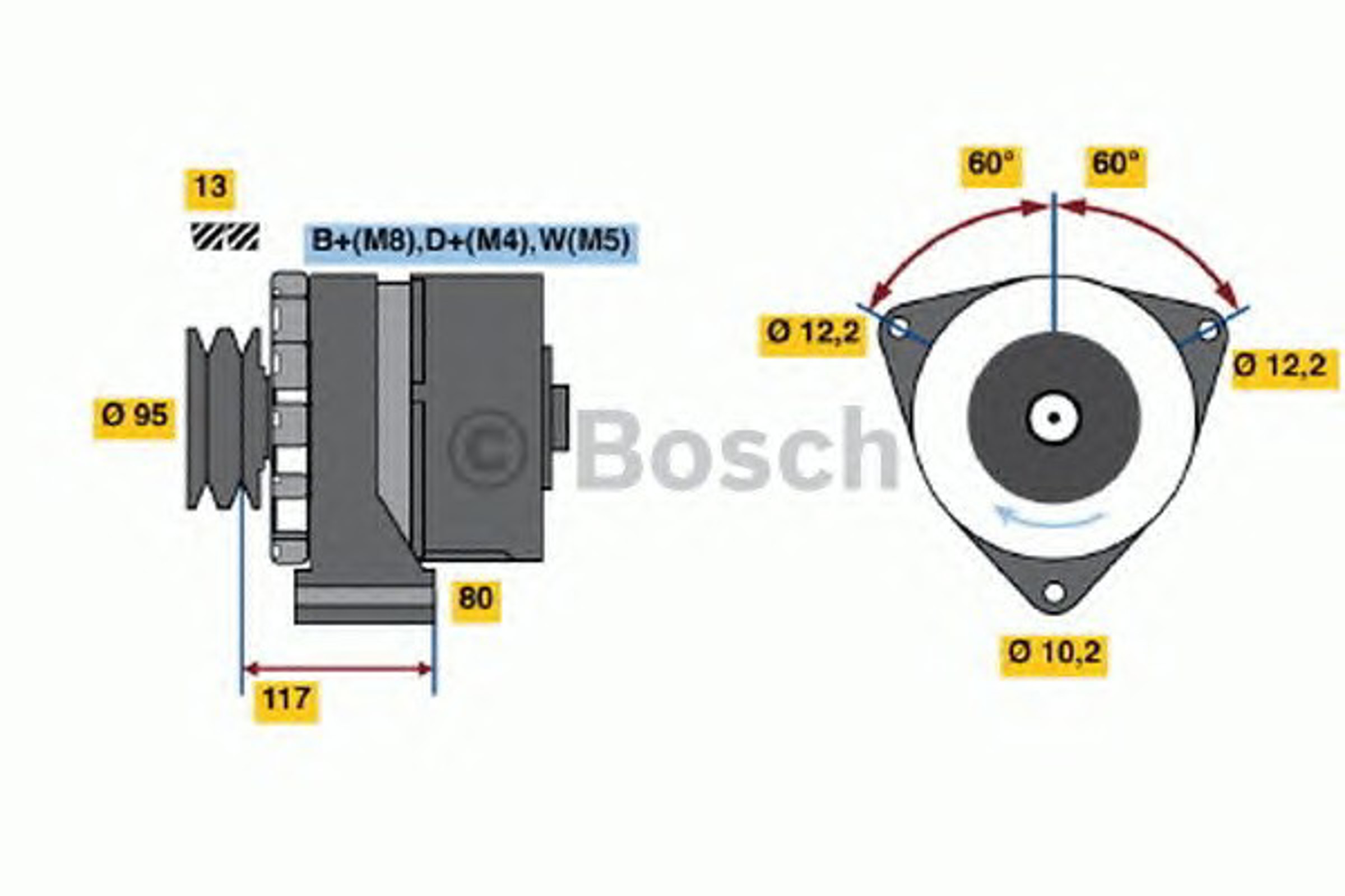 Генератор BOSCH 0120469101