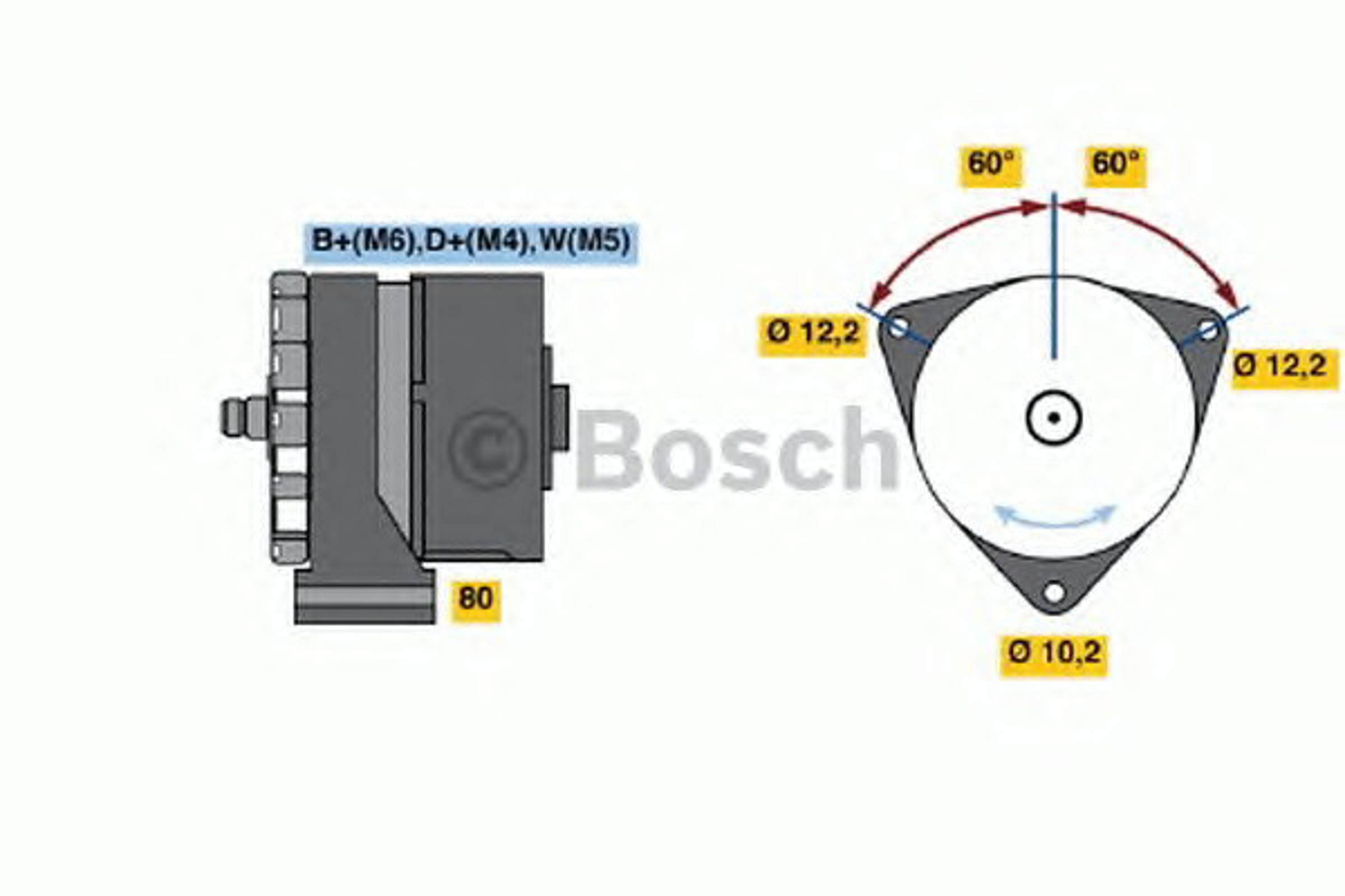 Генератор BOSCH 0120489728
