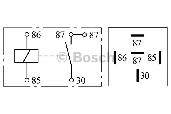 Реле универсальное BOSCH 0332019150