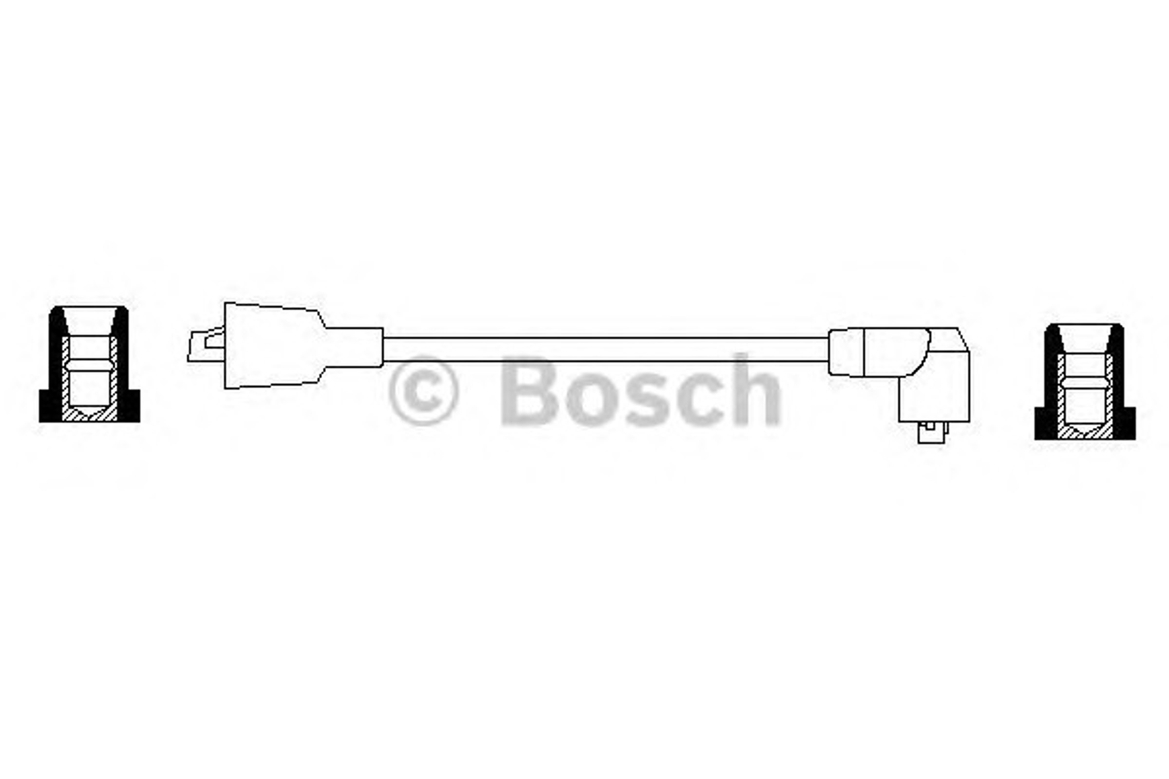 Провод зажигания BOSCH 0986356101