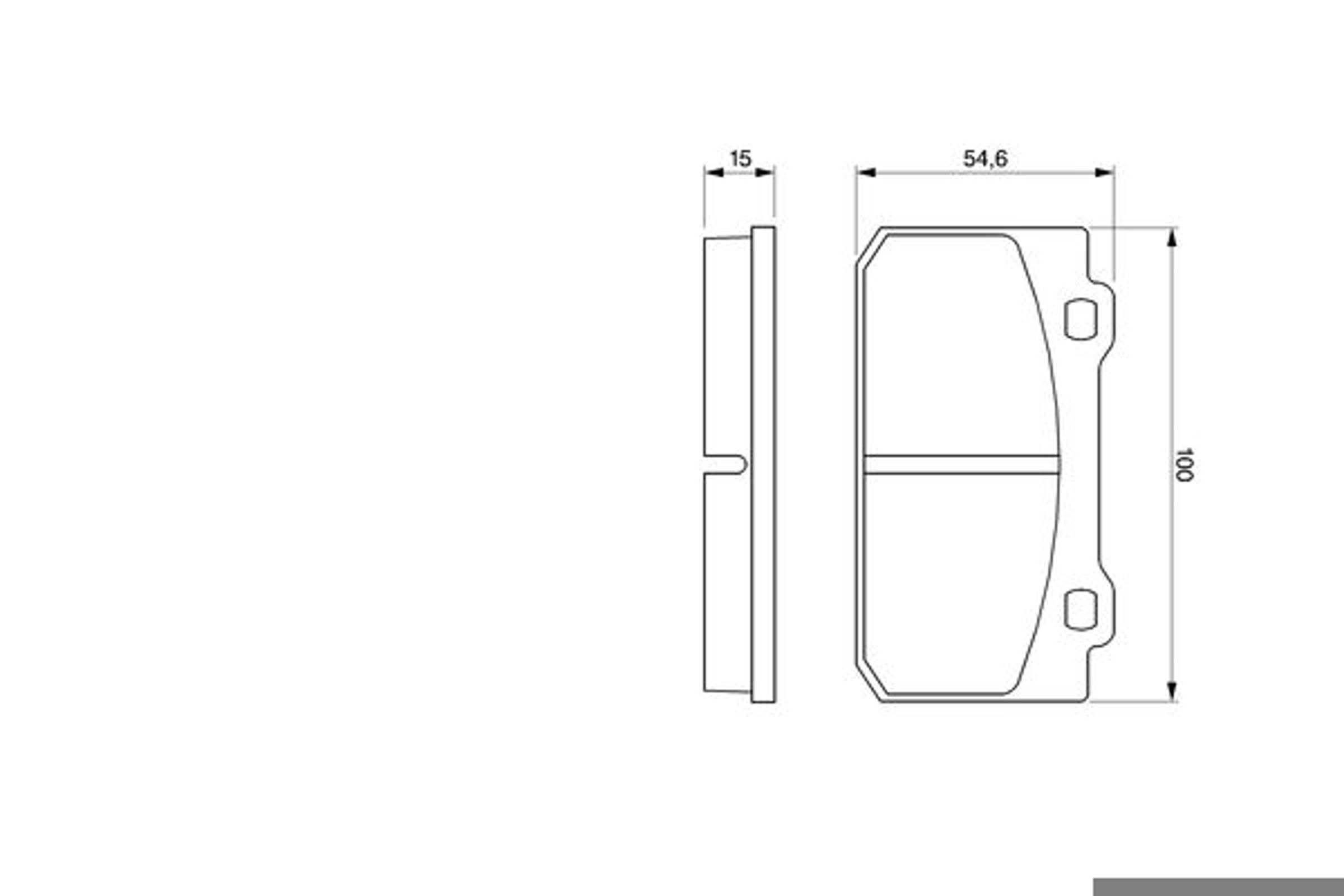 Колодки тормозные дисковые BOSCH 0986424117
