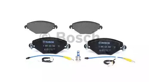 Комплект тормозных колодок дискового тормоза BOSCH 0986424582