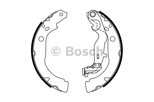 Комплект тормозных колодок BOSCH 0986487774