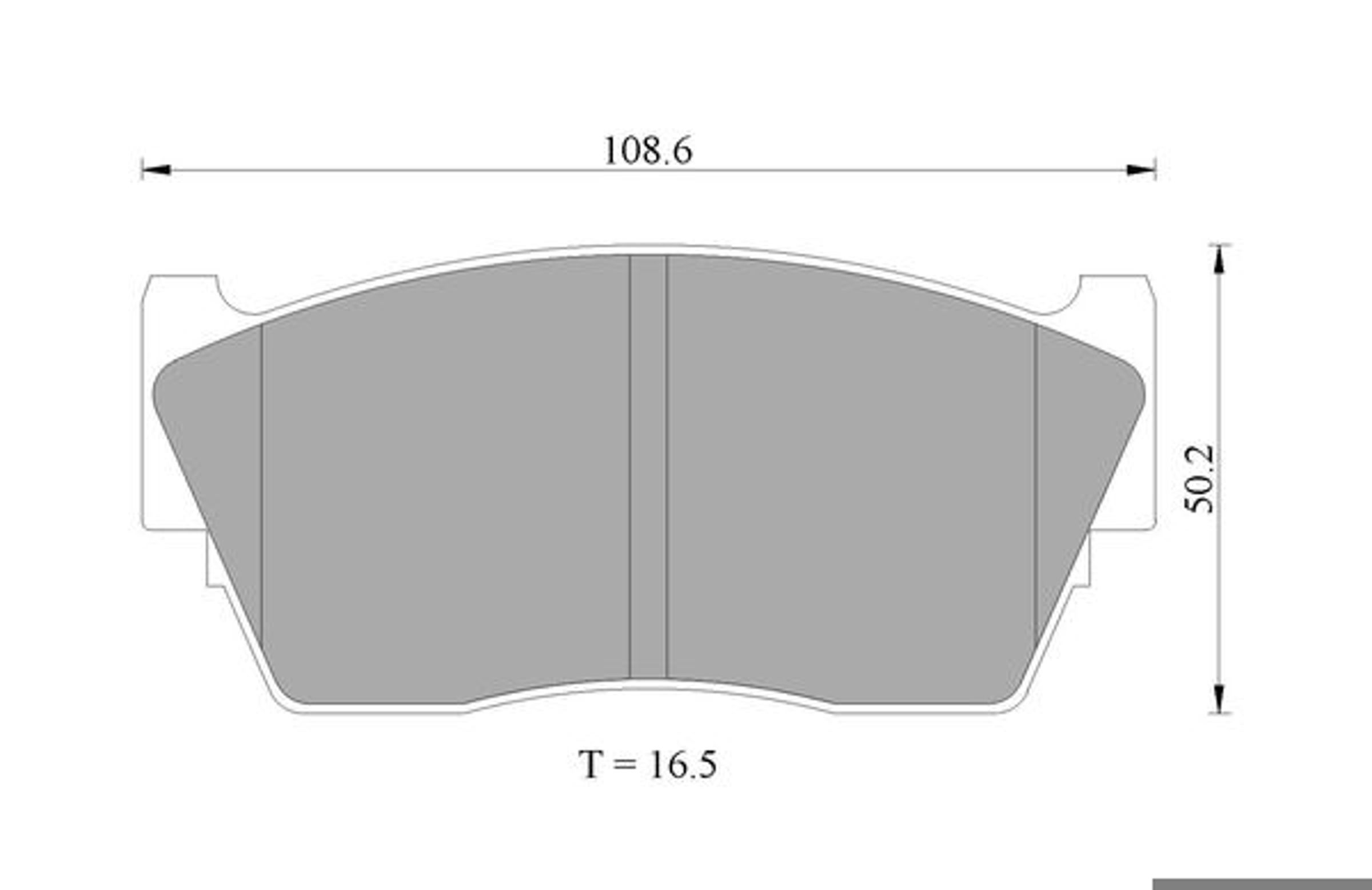 Комплект тормозных колодок дисковый тормоз BOSCH 0986505740