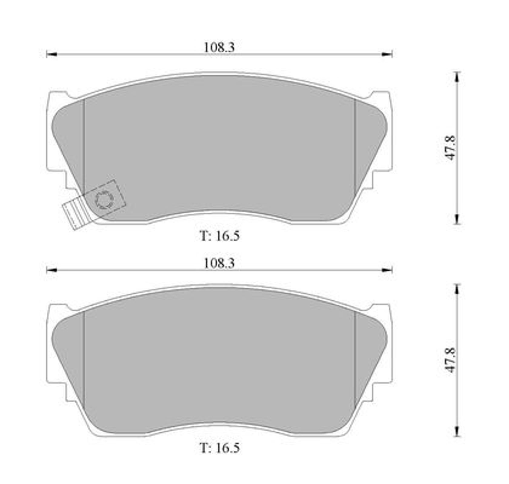 Комплект тормозных колодок дисковый тормоз BOSCH 0986505935
