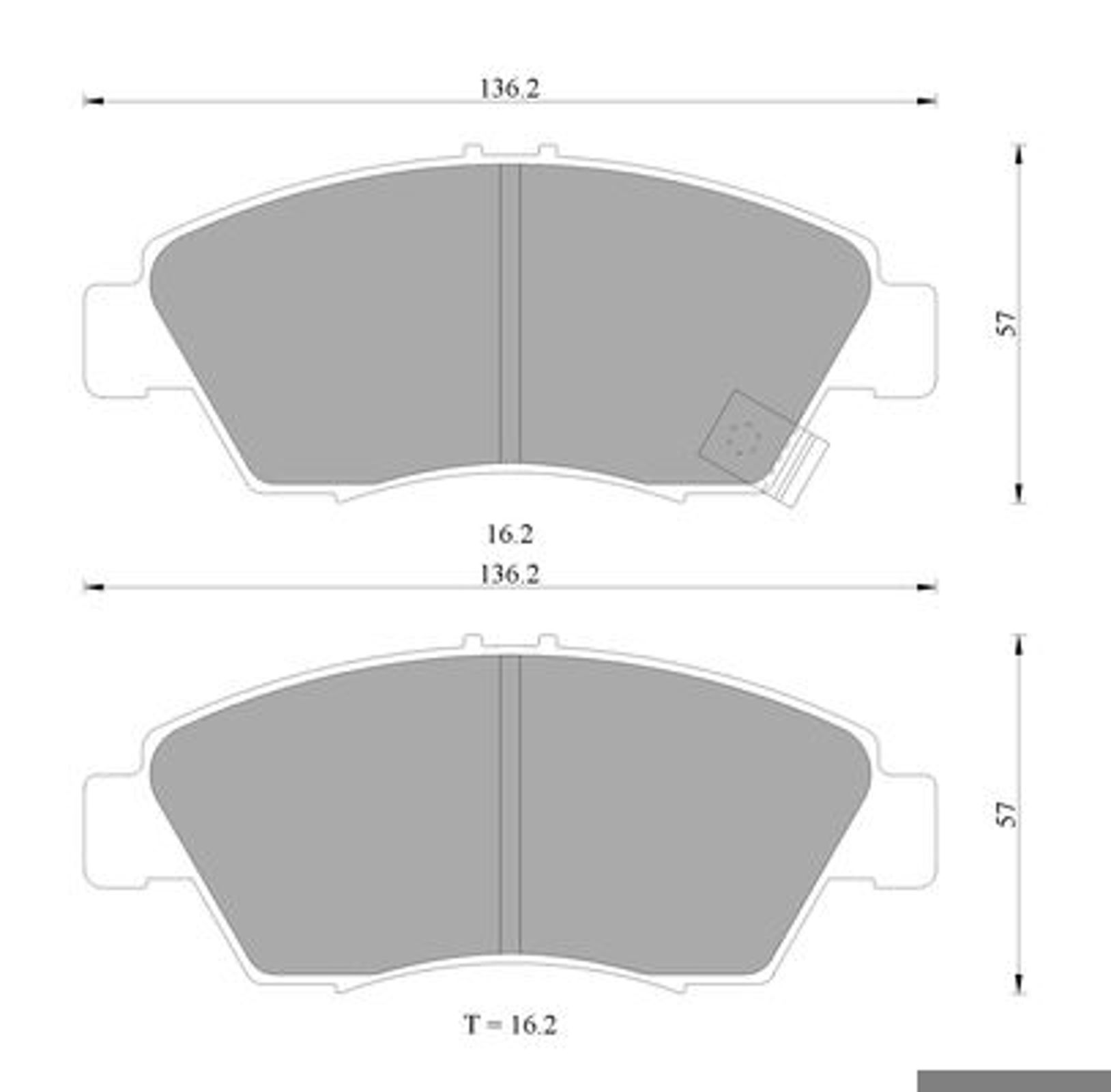Комплект тормозных колодок дисковый тормоз BOSCH 0986505948