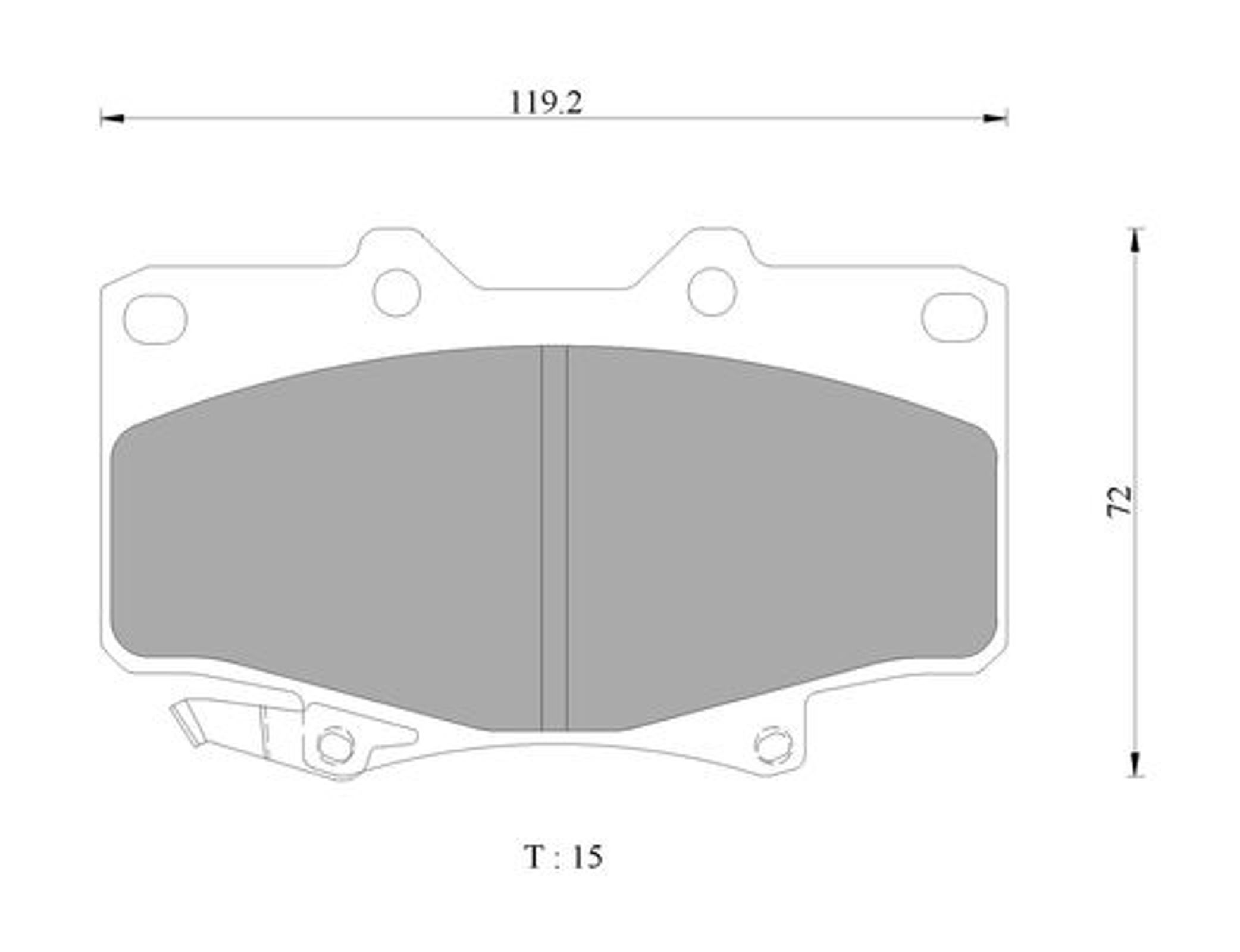 Комплект тормозных колодок дисковый тормоз BOSCH 0986AB2073