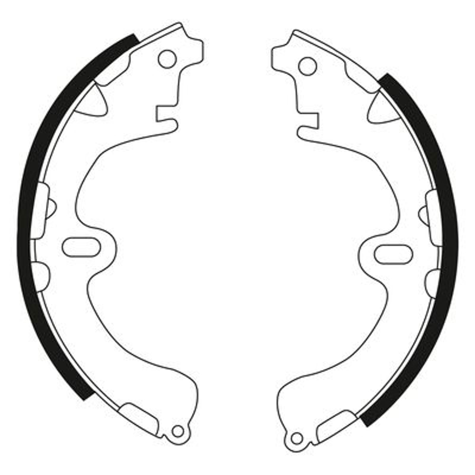 Колодки тормозные барабанные BOSCH 0986BB3550