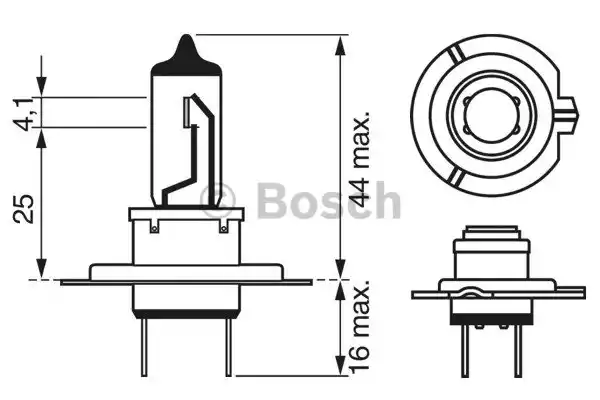 Лампа накаливания фара дальнего света xenon BOSCH 1987302075