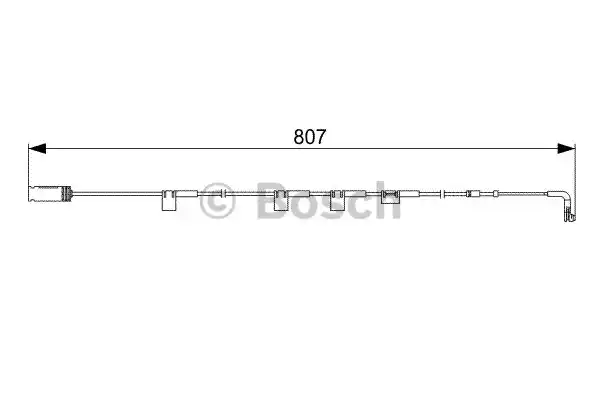 Сигнализатор износ тормозных колодок BOSCH 1987473058