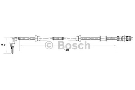 Датчик частоты вращения колеса BOSCH 0 265 007 035