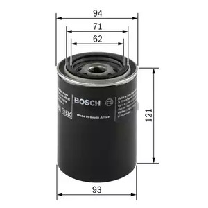 Масляный фильтр BOSCH 0 986 452 005