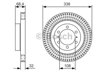 Тормозной диск BOSCH 0 986 479 A65