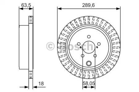 Тормозной диск BOSCH 0 986 479 A83