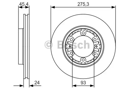 Тормозной диск BOSCH 0 986 479 R40