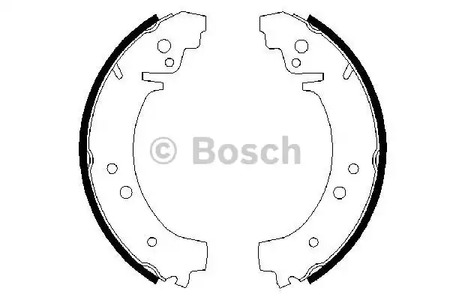 Комплект тормозных колодок BOSCH 0 986 487 217