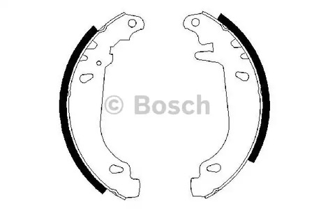 Комплект тормозных колодок BOSCH 0 986 487 346