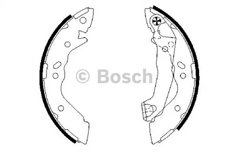 Комплект тормозных колодок BOSCH 0 986 487 581