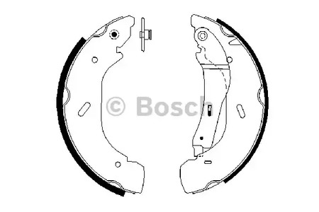 Комплект тормозных колодок BOSCH 0 986 487 612