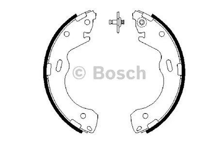 Комплект тормозных колодок BOSCH 0 986 487 654